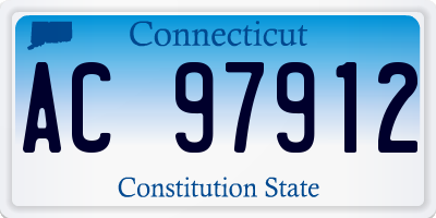 CT license plate AC97912