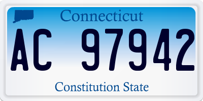 CT license plate AC97942