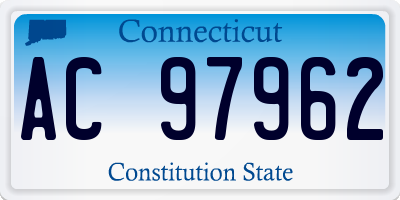 CT license plate AC97962