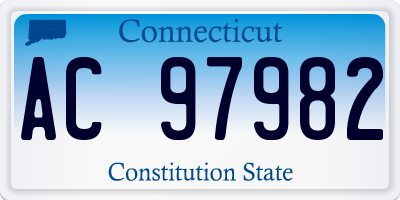 CT license plate AC97982
