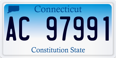 CT license plate AC97991