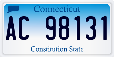 CT license plate AC98131