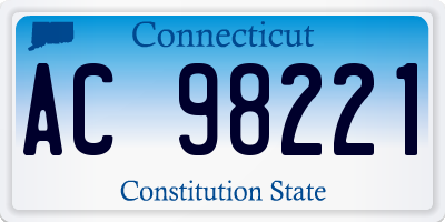 CT license plate AC98221