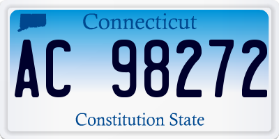 CT license plate AC98272