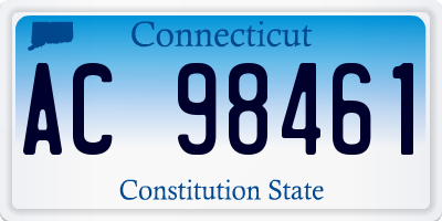CT license plate AC98461