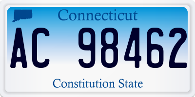 CT license plate AC98462