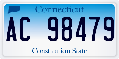 CT license plate AC98479