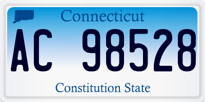 CT license plate AC98528
