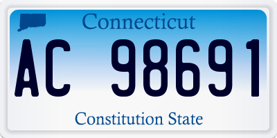 CT license plate AC98691