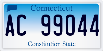 CT license plate AC99044