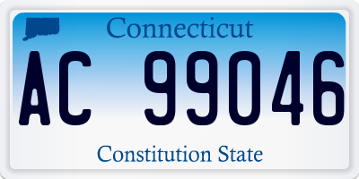 CT license plate AC99046