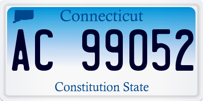 CT license plate AC99052