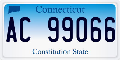 CT license plate AC99066