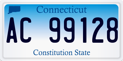 CT license plate AC99128