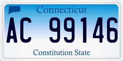 CT license plate AC99146