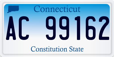 CT license plate AC99162