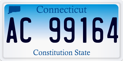 CT license plate AC99164