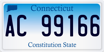 CT license plate AC99166