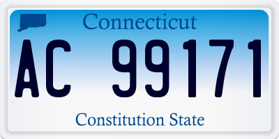 CT license plate AC99171