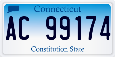 CT license plate AC99174