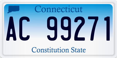 CT license plate AC99271
