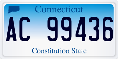 CT license plate AC99436