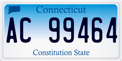 CT license plate AC99464