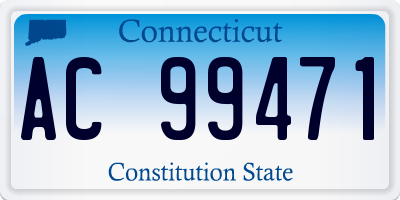 CT license plate AC99471