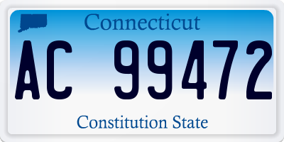CT license plate AC99472