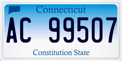 CT license plate AC99507