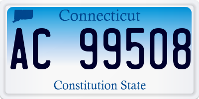 CT license plate AC99508