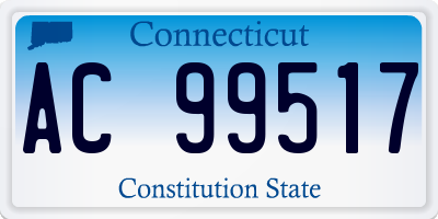 CT license plate AC99517
