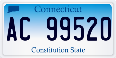CT license plate AC99520