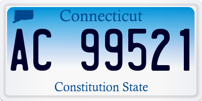 CT license plate AC99521