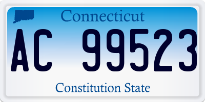 CT license plate AC99523