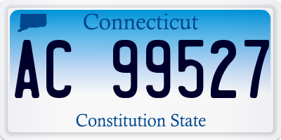 CT license plate AC99527