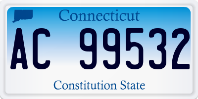 CT license plate AC99532