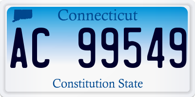 CT license plate AC99549