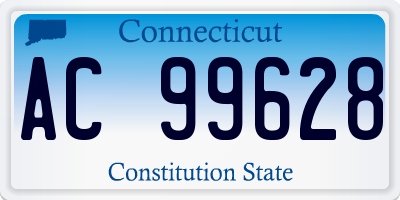 CT license plate AC99628