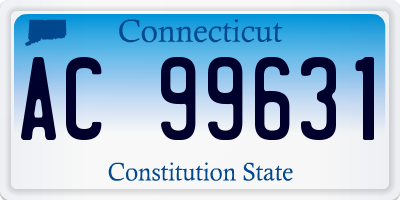 CT license plate AC99631