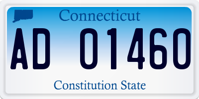CT license plate AD01460