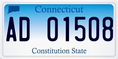 CT license plate AD01508