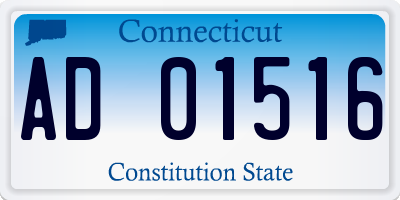 CT license plate AD01516