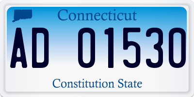 CT license plate AD01530