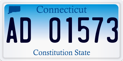 CT license plate AD01573
