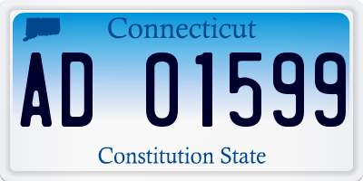 CT license plate AD01599