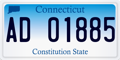 CT license plate AD01885