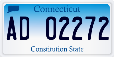 CT license plate AD02272