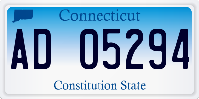 CT license plate AD05294