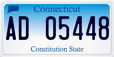 CT license plate AD05448